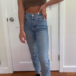 Garage Straight Leg Jeans (size 00)